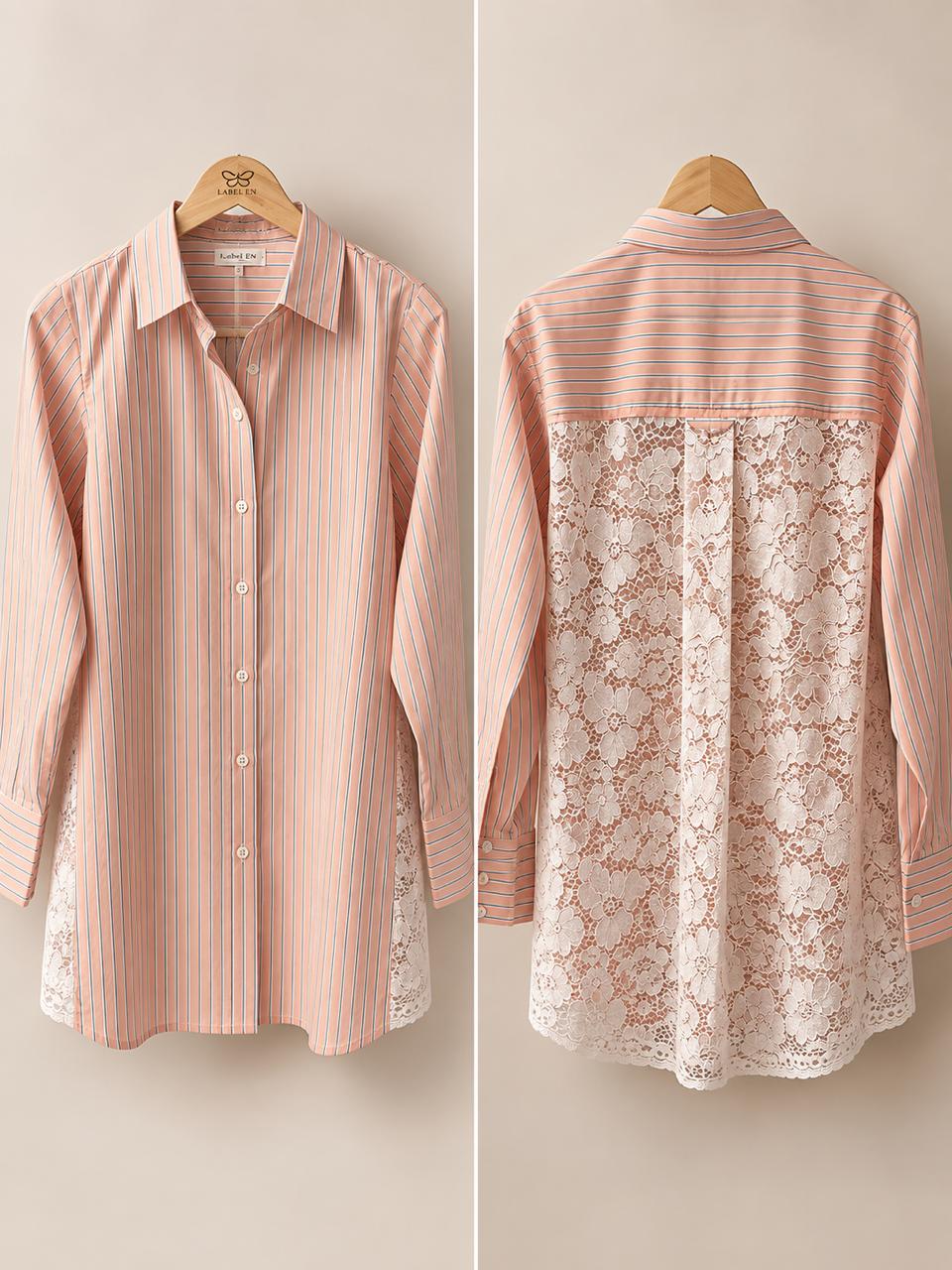 APPLIQUE BLOOM SHIRT